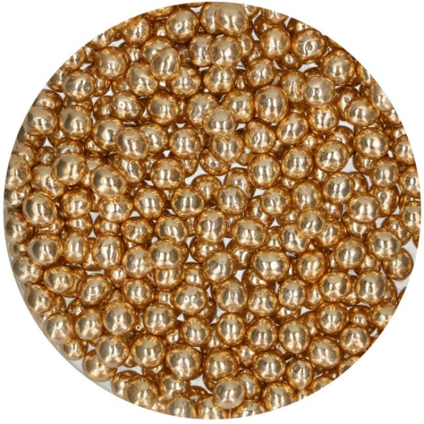 Crispy Choco Pearls - Metallic Gold
